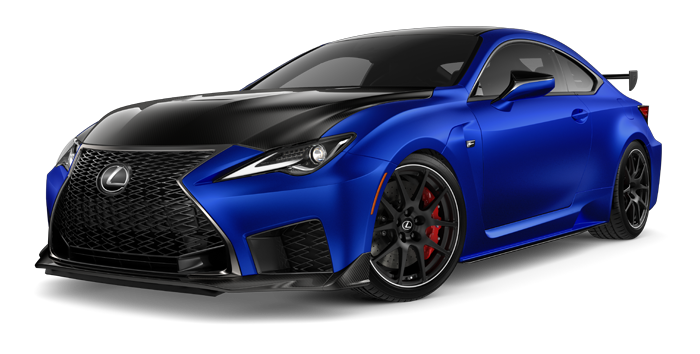 Exterior of the Lexus RC F Fuji Speedway Edition shown in Electric Surge. | Lexus Stevens Creek in San Jose CA