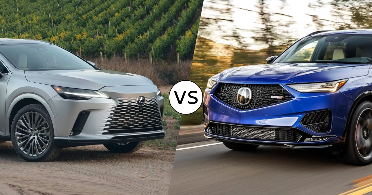2024 Lexus RX vs Acura MDX