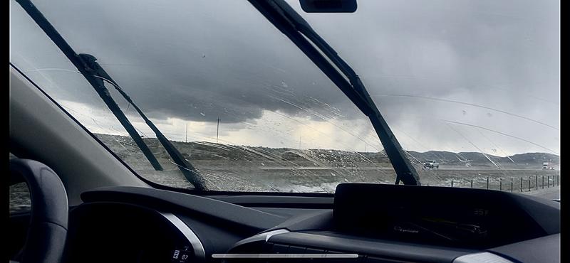 Wiper blades in rain