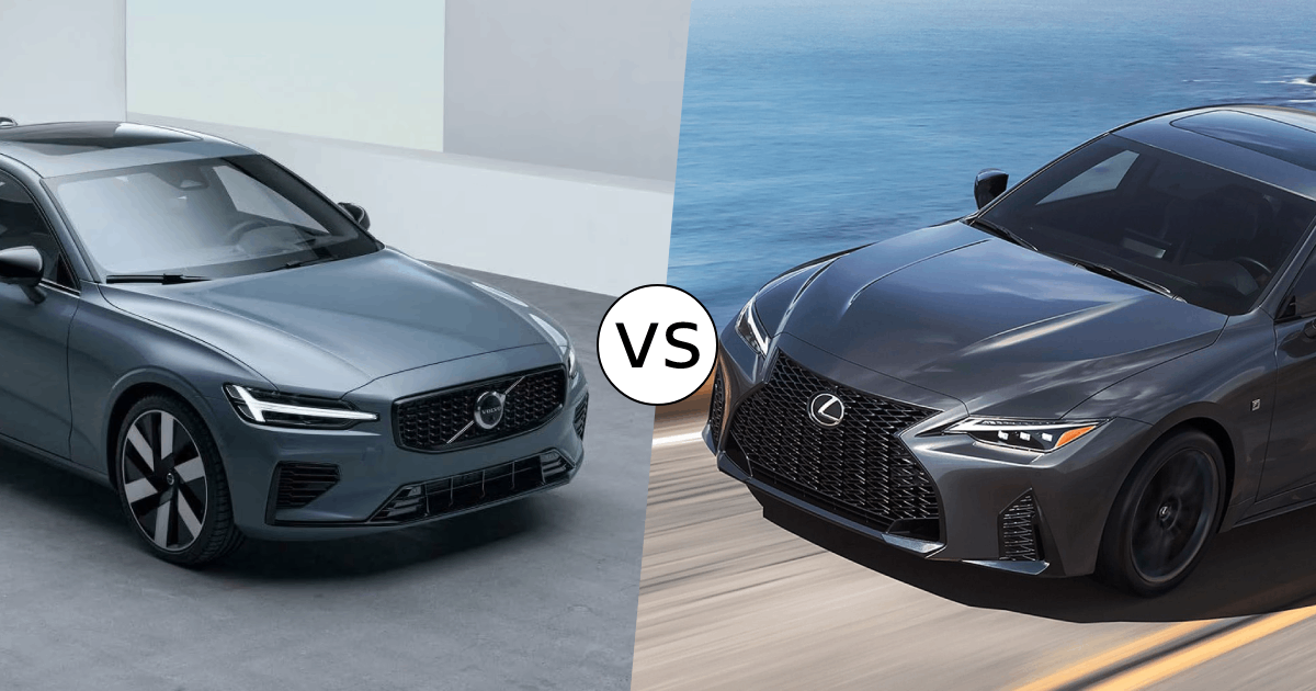 2025 Lexus IS vs. Volvo S60