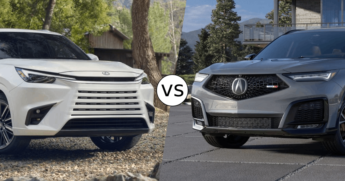 2025 Lexus TX vs. 2025 Acura MDX