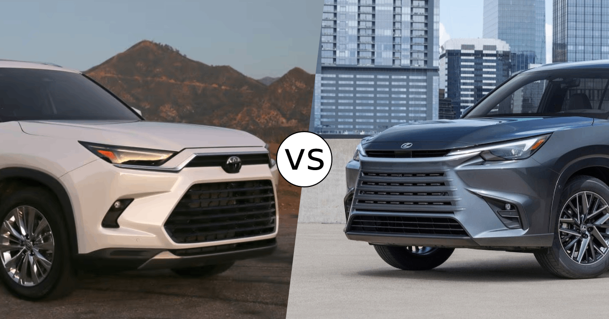 2025 Lexus TX Versus Toyota Grand Highlander