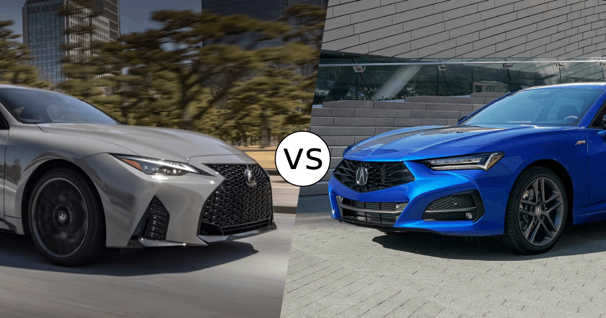 2025 acura tlx vs lexus is 350