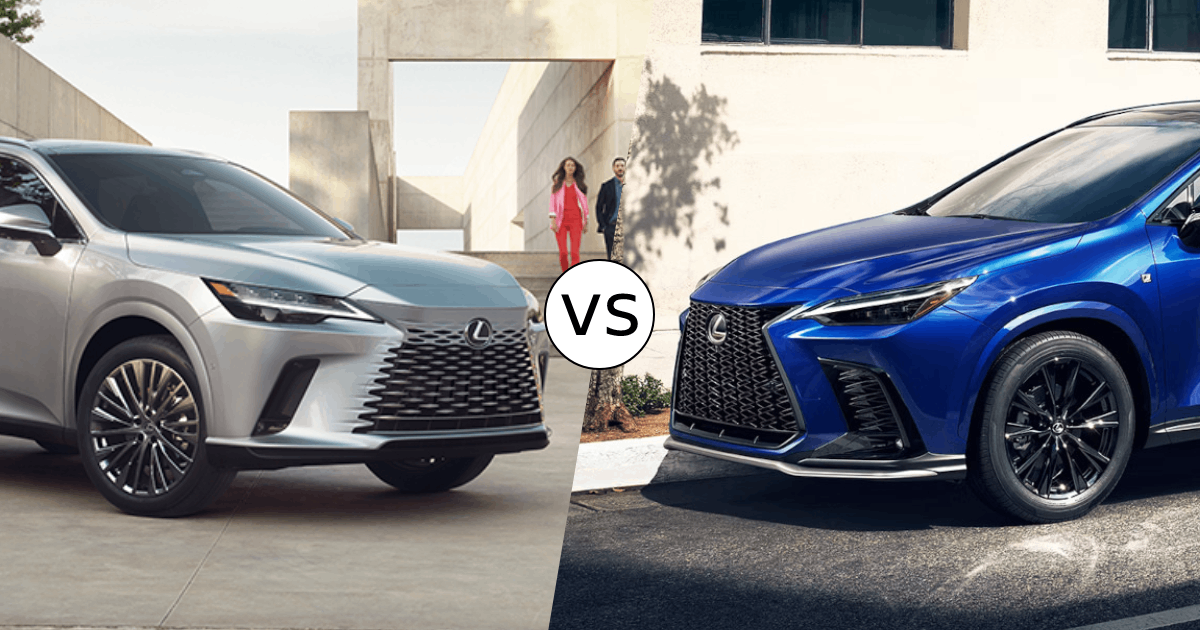 2026 Lexus RX 350 vs. NX 350
