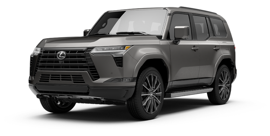 Exterior of the Lexus GX 550 Luxury in Atomic Silver.