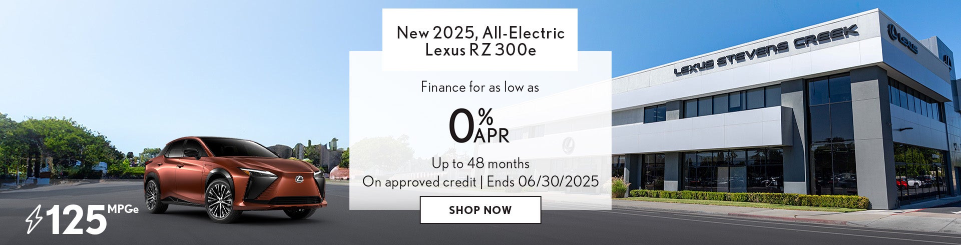 Finance a New 2025 RZ 300e for 0% APR for 48 Months!