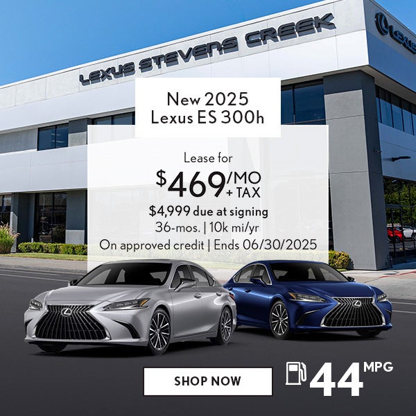 Lease a New 2025 ES 300h for $469 a Month!