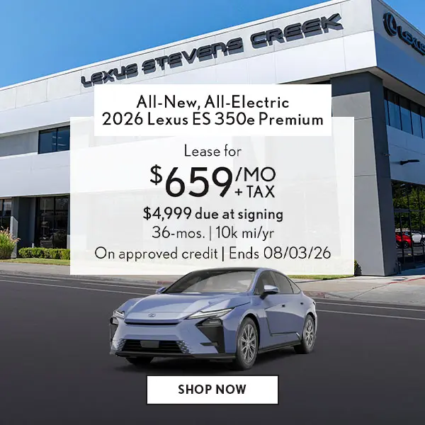 Lease a new 2026 ES 350e Premium for $659/mo