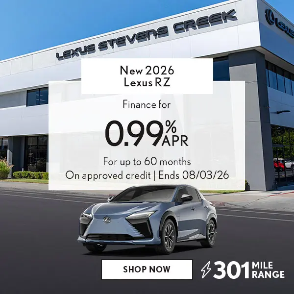 Finance a new 2026 RZ for 0.99% APR up to 60 mos