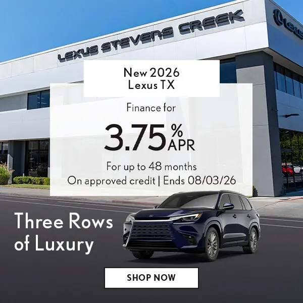 Finance a new 2026 TX for 3.75% APR up to 48 mos