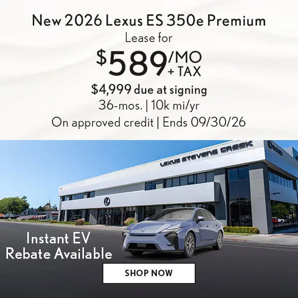 Lease a new ES 350e Premium for $589/mo + tax