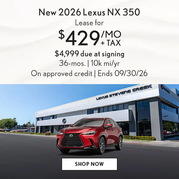 Lease a new NX 350 for $429/mo + tax