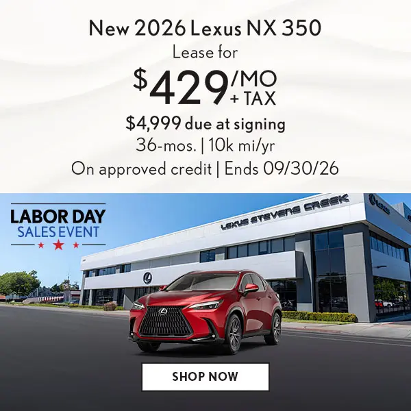 Lease a new NX 350 for $429/mo + tax