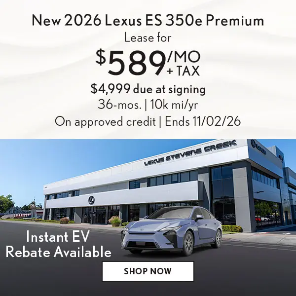 Lease a new ES 350e Premium for $589/mo