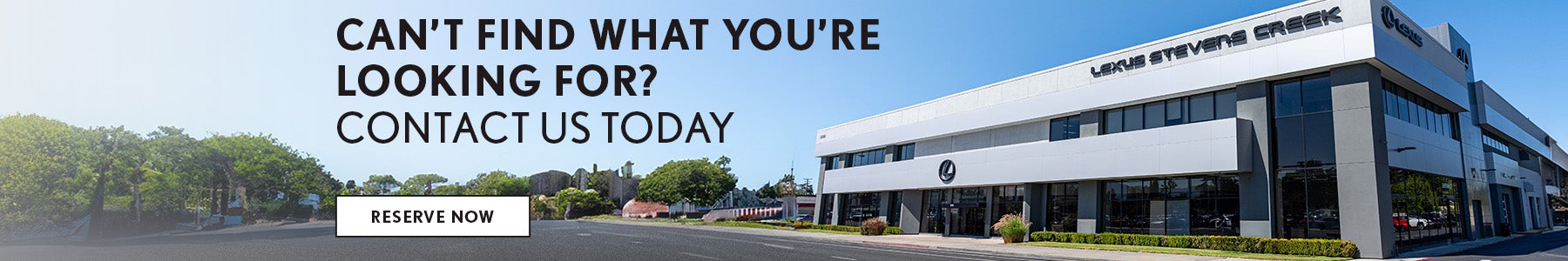 Reserve Your Lexus Today
